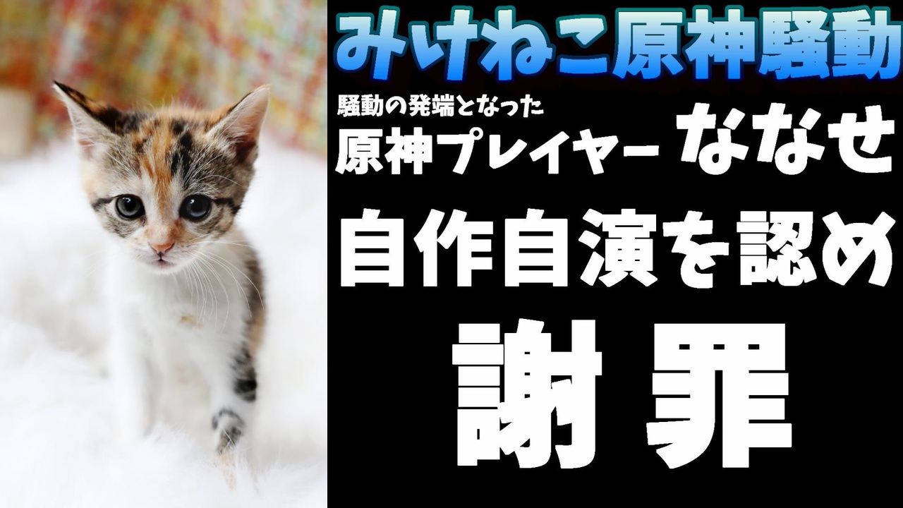 人気の みけ猫 泥 生放送主 動画 32本 ニコニコ動画