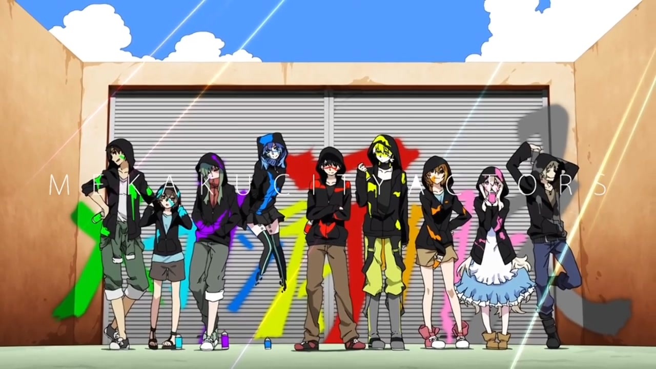 メカクシティアクターズ OP「daze」(ロゴ、字幕無し高画質版