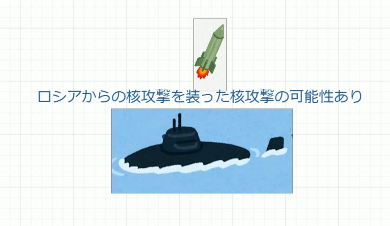 ロシアからの核攻撃を装った核攻撃の可能性あり #デープステート #第三次世界大戦勃発 #第三次世界大戦勃発への口火 #デープステートの常套手段 -  ニコニコ動画