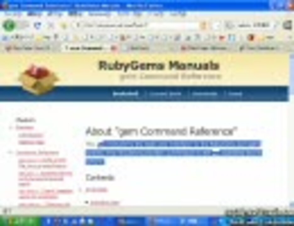 GemCasts.8 RubyとRubyGemsをWindowsに入れてみよう - ニコニコ動画