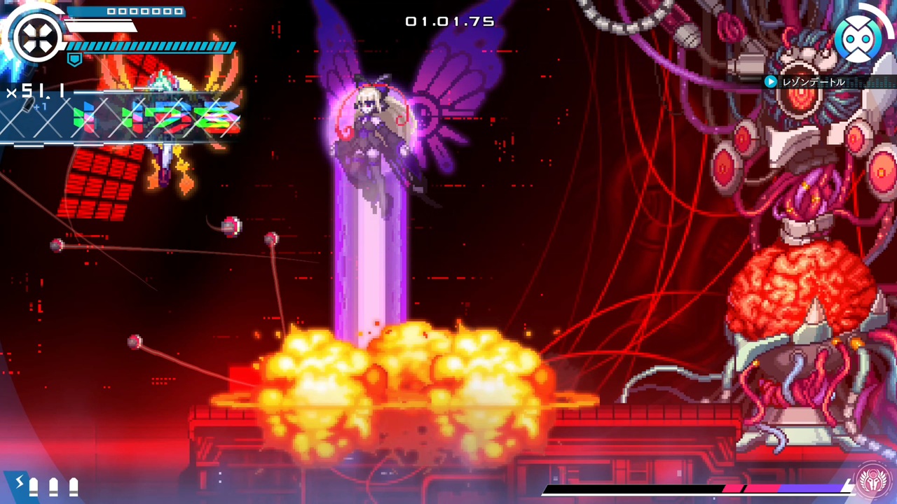 Vsバタフライエフェクト 白き鋼鉄のx イクス The Out Of Gunvolt S ニコニコ動画