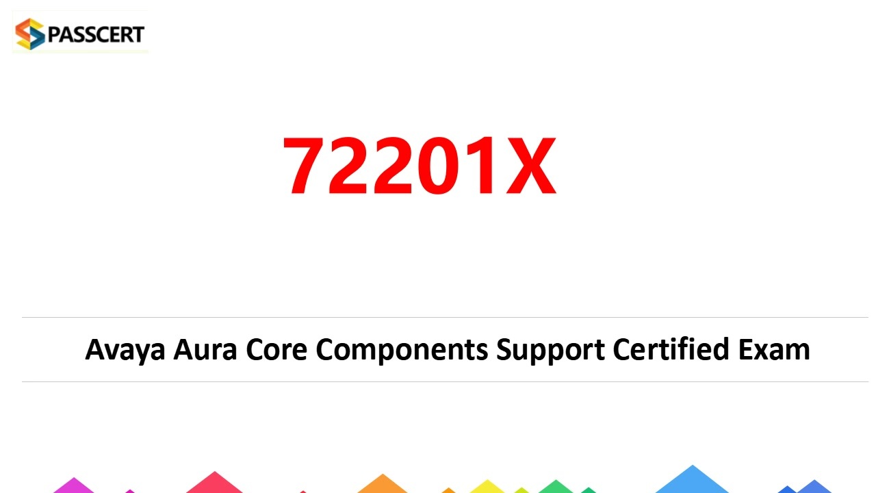 Avaya Aura Core Components Support 72201X Study Guide - ニコニコ動画