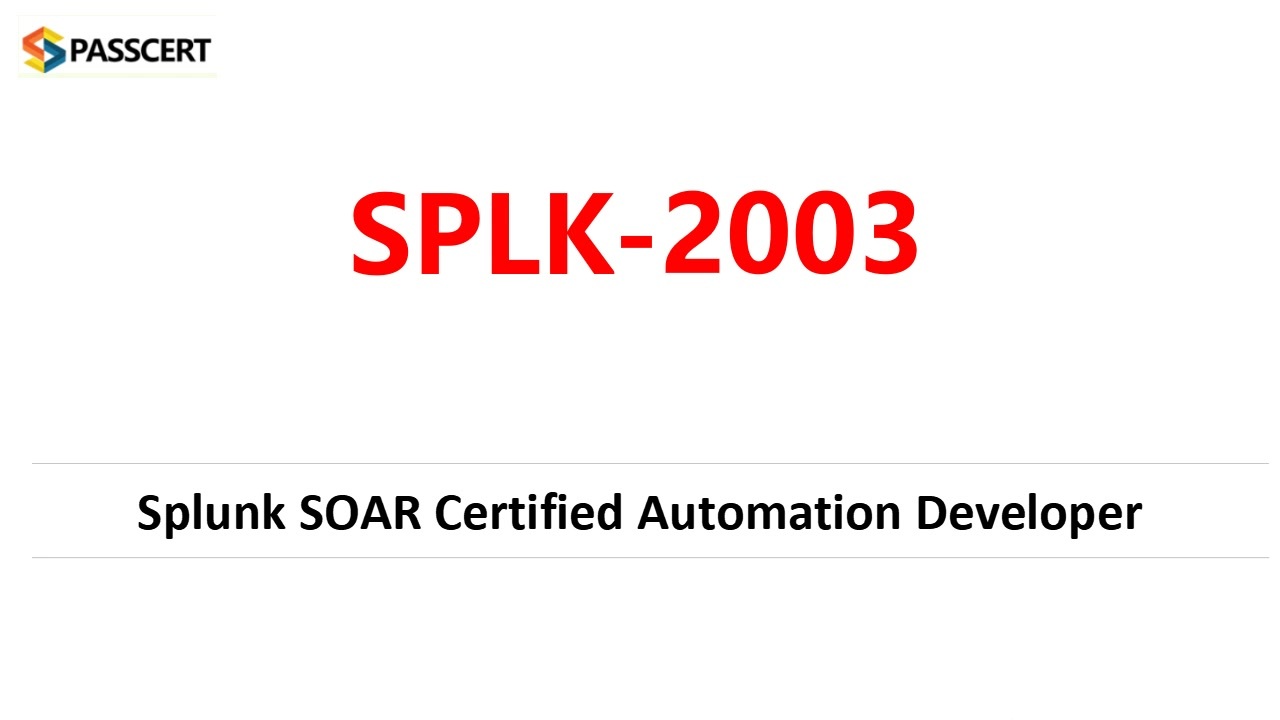 SPLK-2003 Testengine