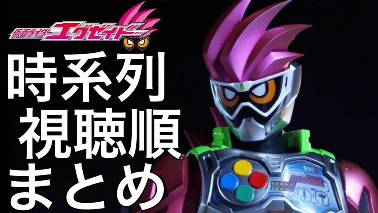 仮面ライダーエグゼイドの時系列まとめ 本編 先行登場 映画 裏技 Vシネマ 小説 客演 ニコニコ動画