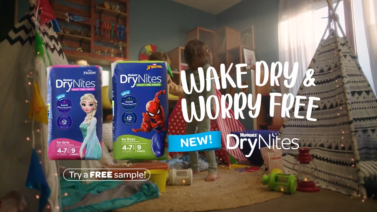 DryNites® Night Time Pants - Wake dry and worry free at sleepovers 