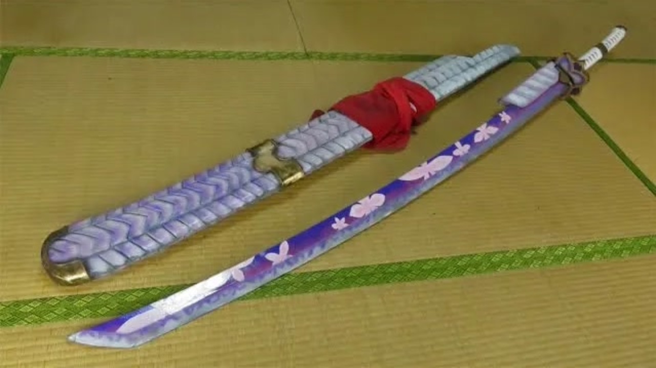 ☆コスプレ用武器小道具 モンスターハンター タマミツネ太刀 狐刀