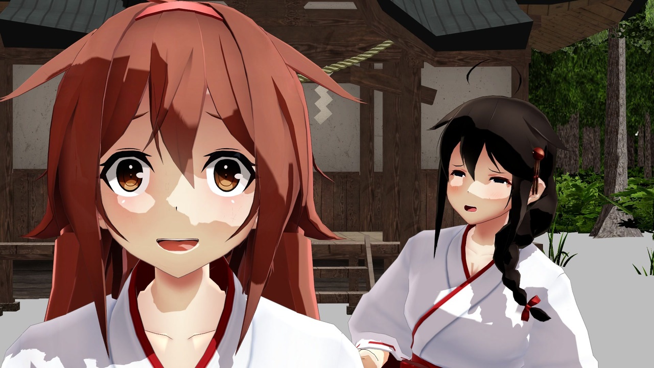 【MMD艦これ】白露、時雨でロマンスの神様踊ってもらった。