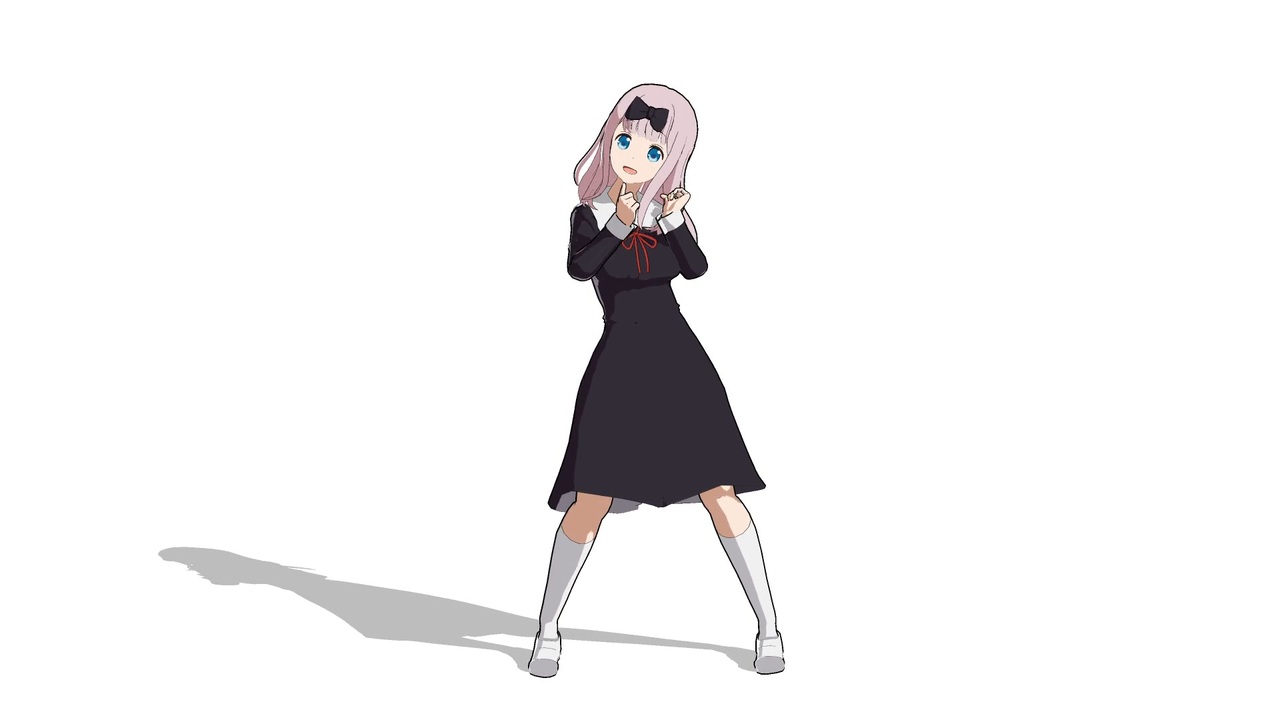 Mmd 藤原千花でダーリンダンス モデル エフェクトテストがメイン ニコニコ動画