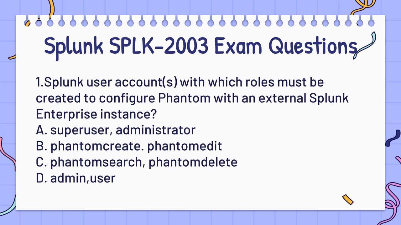 SPLK-5001 Pruefungssimulationen