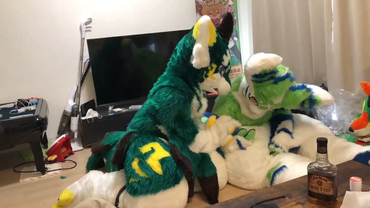 ケモノ 着ぐるみ ドラゴン メスケモ