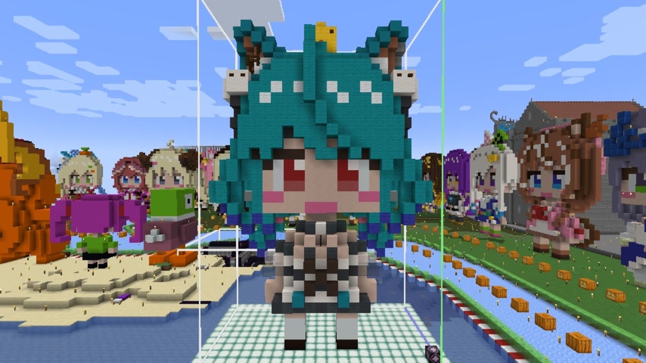 Minecraft Hololive 潤羽るしあ 猫耳ver の作り方 ニコニコ動画