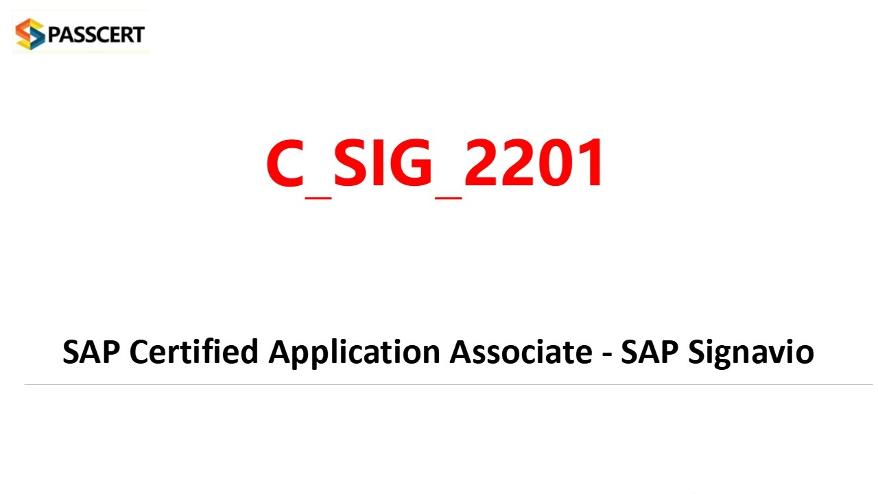 C-SIG-2201 Trainingsunterlagen