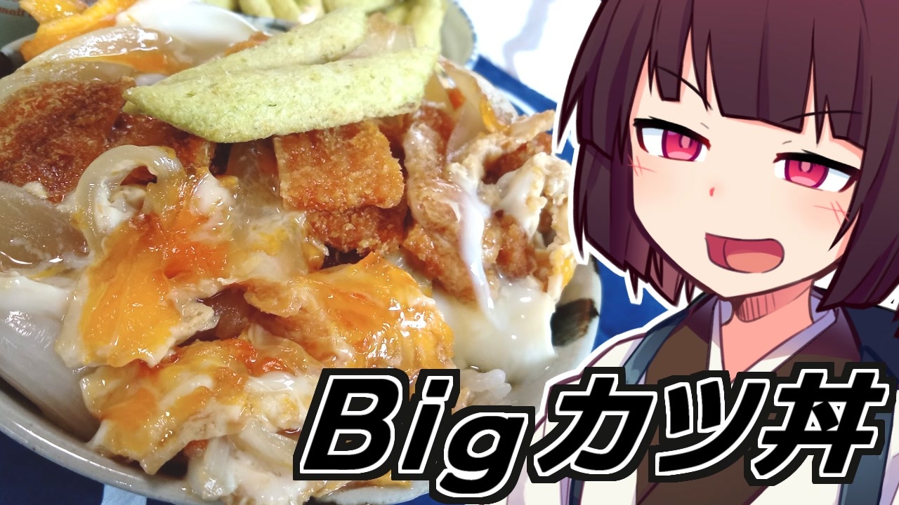 Bigカツ丼【きりたんの超雑レシピ #22】 - ニコニコ動画