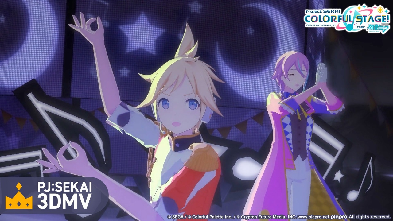 ニコニコ ブリキノダンス / ワンダーランズ×ショウタイム × 鏡音レン【3DMV