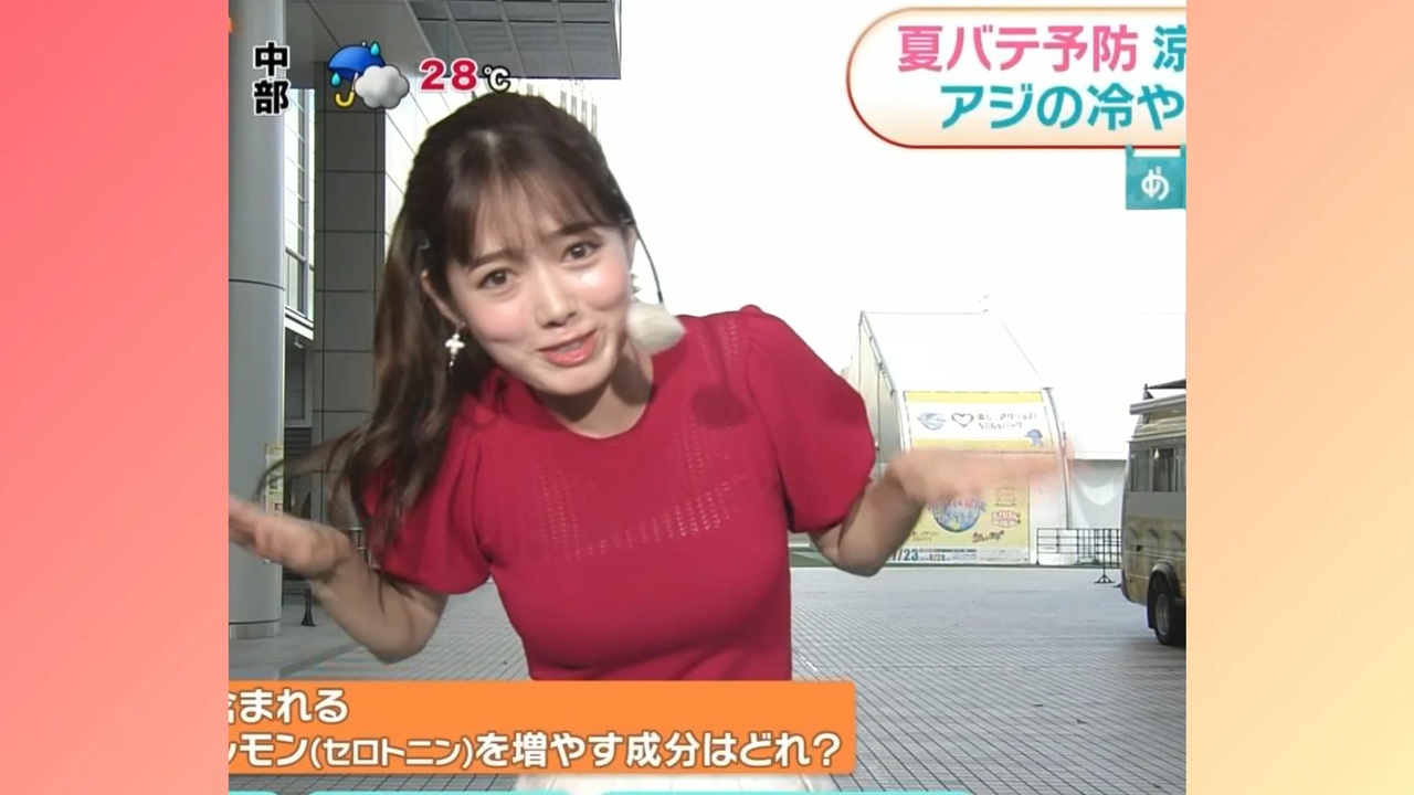 テレビ ニット 巨乳 