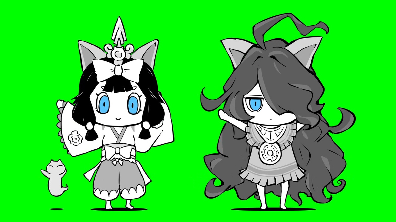 手描き 踊ってない夜を知らないミタマ キャスリィgb にゃんこ大戦争 ニコニコ動画