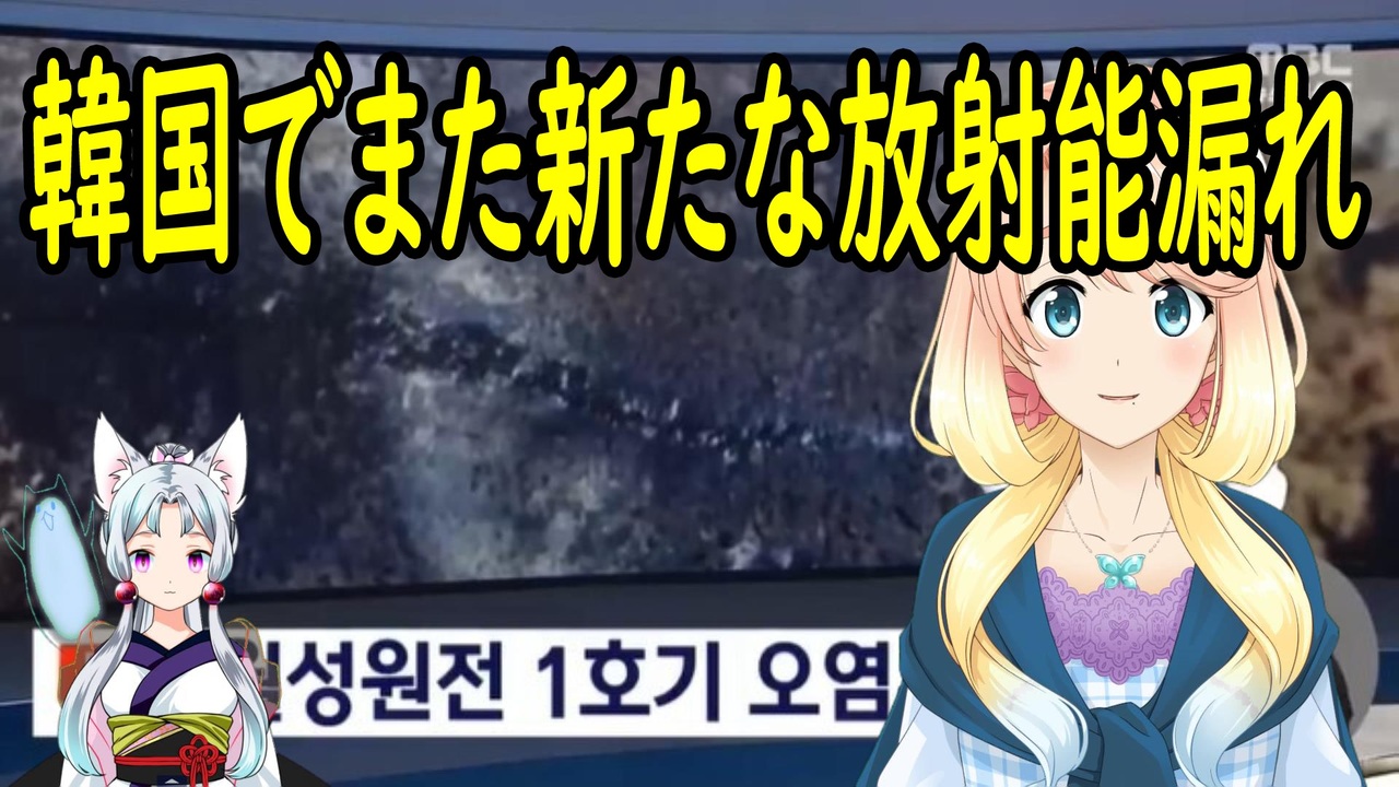 韓国の反応】韓国で放射能汚染水が漏れ続けている事実が確認される！【世界の〇〇にゅーす】 - ニコニコ動画