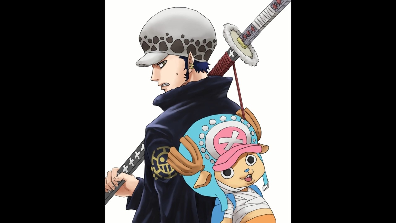 ワンピース ローとチョッパー描いてみた イラストメイキング ニコニコ動画