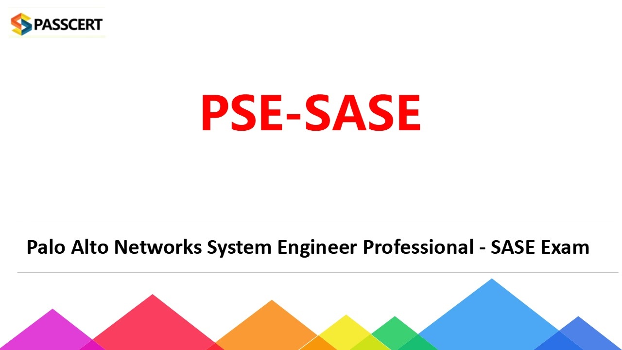 Paloalto Networks PSE-SASE Study Guide - ニコニコ動画