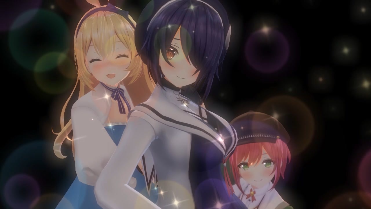 MMDあおぎり高校】『虎視眈々』- 音霊魂子, 水菜月夏希, 石狩あかり