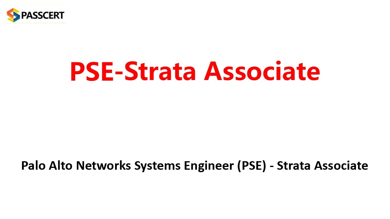 PSE-Strata-Associate Certification Test Questions