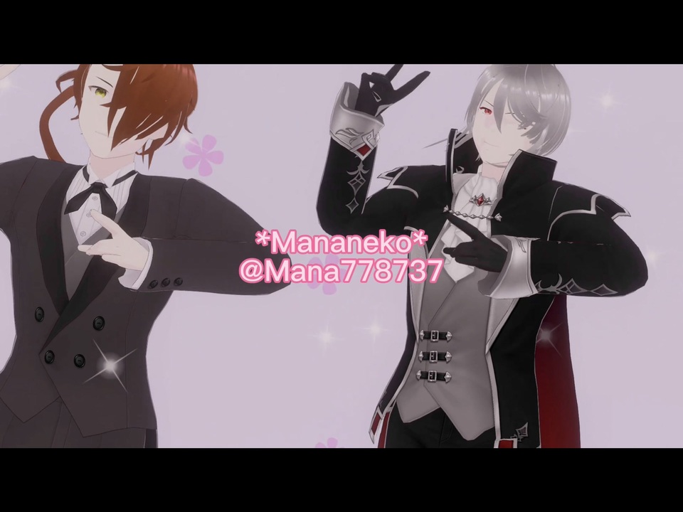 VRoid自作モデル＊まほやくMMD＊カインさんとオーエンさんで、きつねダンス＊二次創作＊VRM Live Viewer - ニコニコ動画