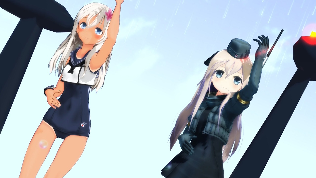 MMD艦これ/呂500＆U-511】宙船（そらふね）/TOKIOヴァージョン