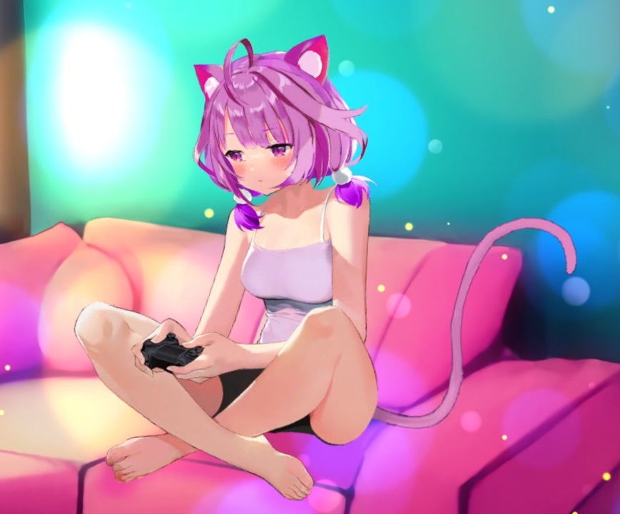 310円で買ったネコミミ娘のちょっとえっちなパズルゲームを実況する １ ニコニコ動画
