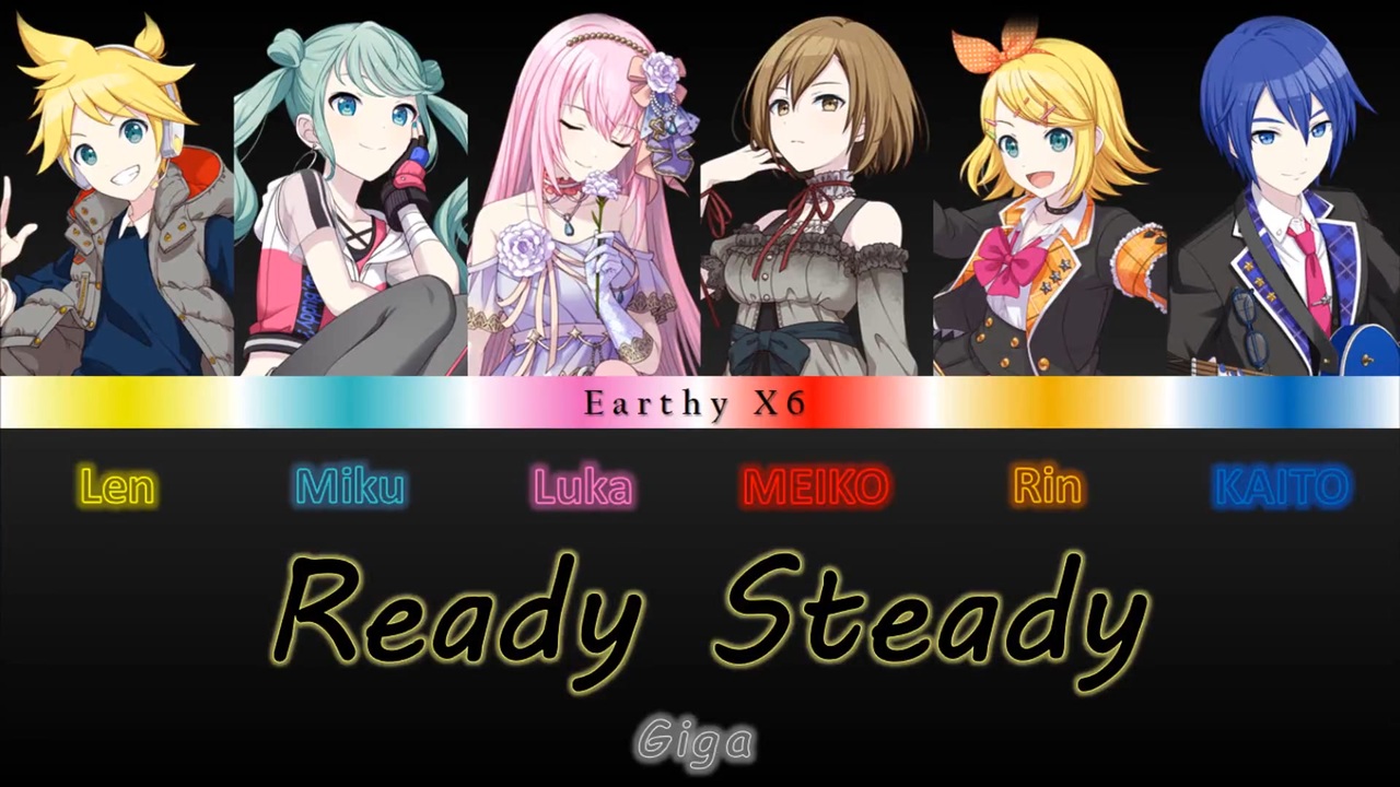 Giga - Ready Steady - VOCALOID x6 (cover) - ニコニコ動画