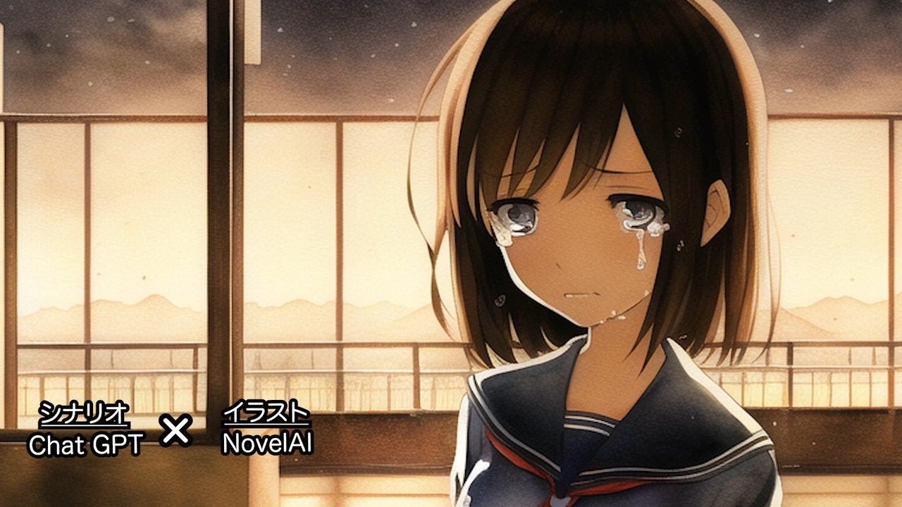 ChatGPTが考えた物語にNovelAIのイラストをつけるとちょっと怖い - ニコニコ動画