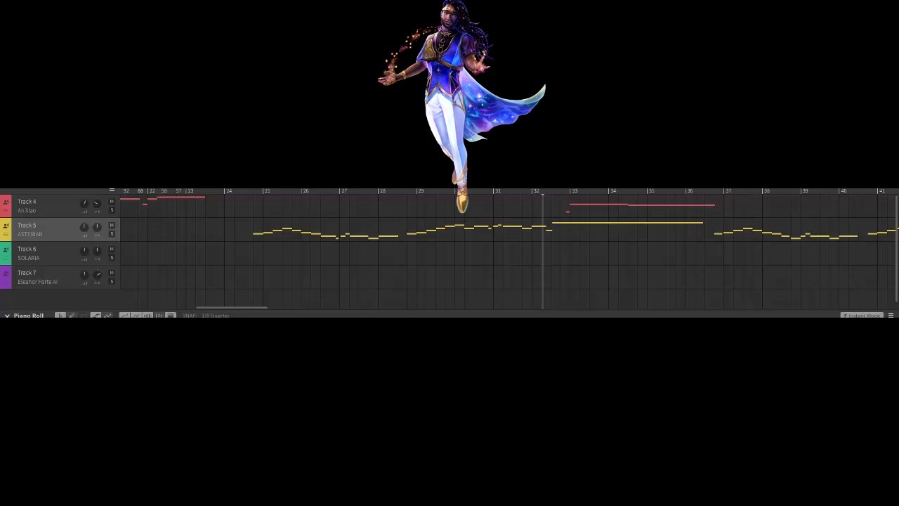 【An Xiao, Asterian, Solaria, Eleanor Forte】Johanna Quartet【SynthVカバー曲