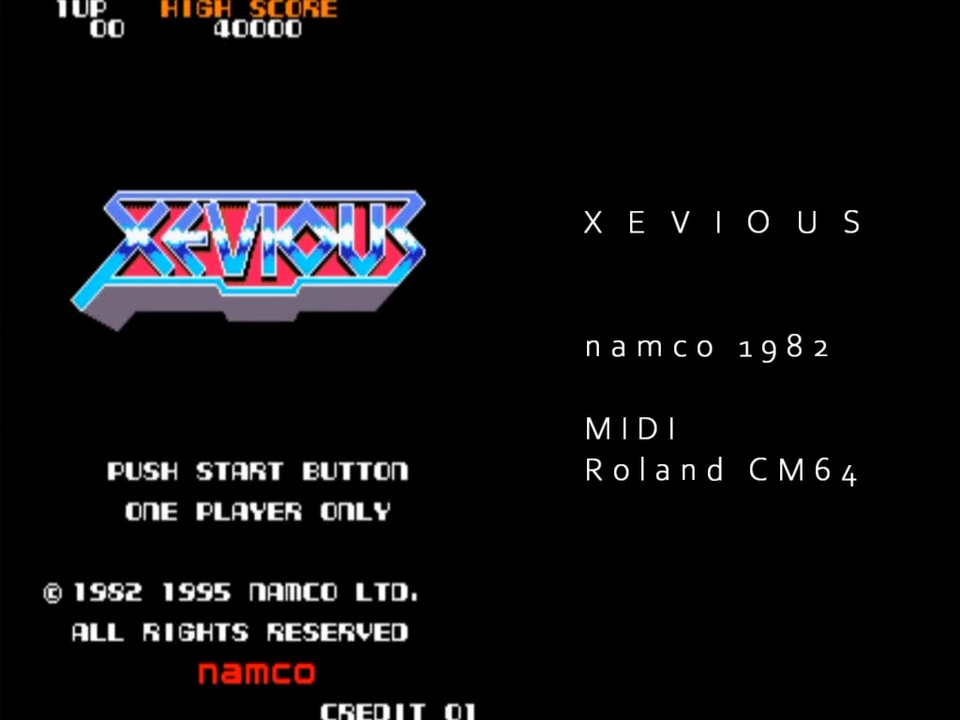 XEVIOUS][AC][MIDI] ゼビウス - ニコニコ動画