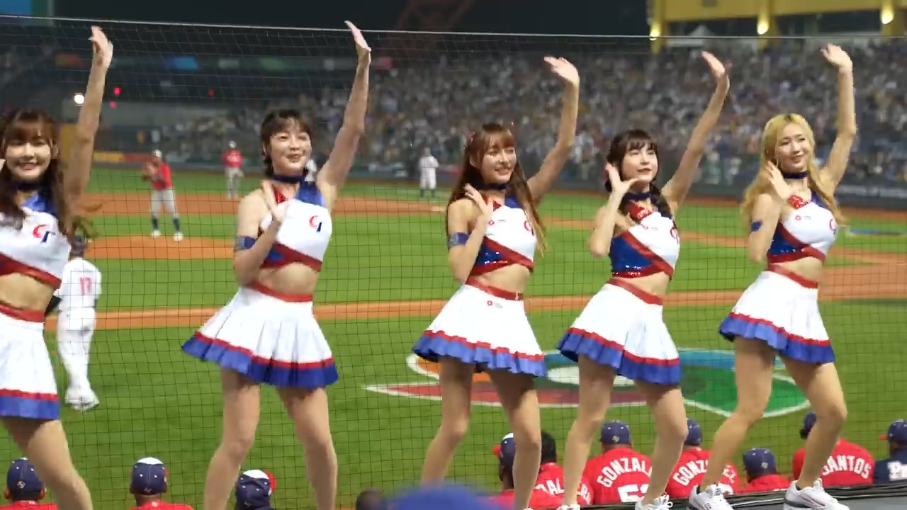 [4K] WBC2023 チャンテ(台灣尚勇)で盛りあがろう! 林襄、籃籃、孟潔、短今、秀秀子、慈妹、丹丹、奶昔 、琪琪、like、心璇、峮峮、貴貴、Faye、瑟七、クラシックガールズ【台湾チアTV】 - ニコニコ動画