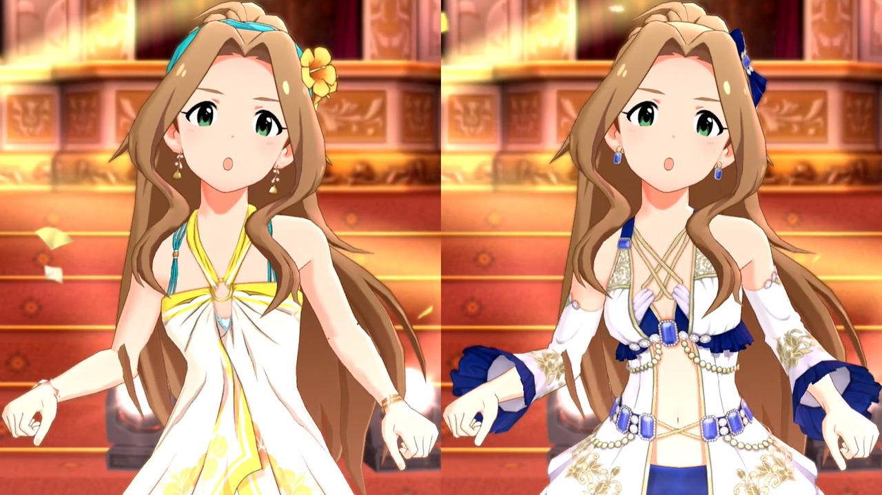 ミリシタ】二階堂千鶴 恋心マスカレード【W水着SSR】 - ニコニコ動画