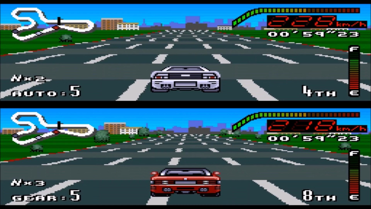 【SFC】TOP RACER 最高難度のローマで1stフィニッシュ（白い車バージョン）【ゆっくり】 - ニコニコ動画