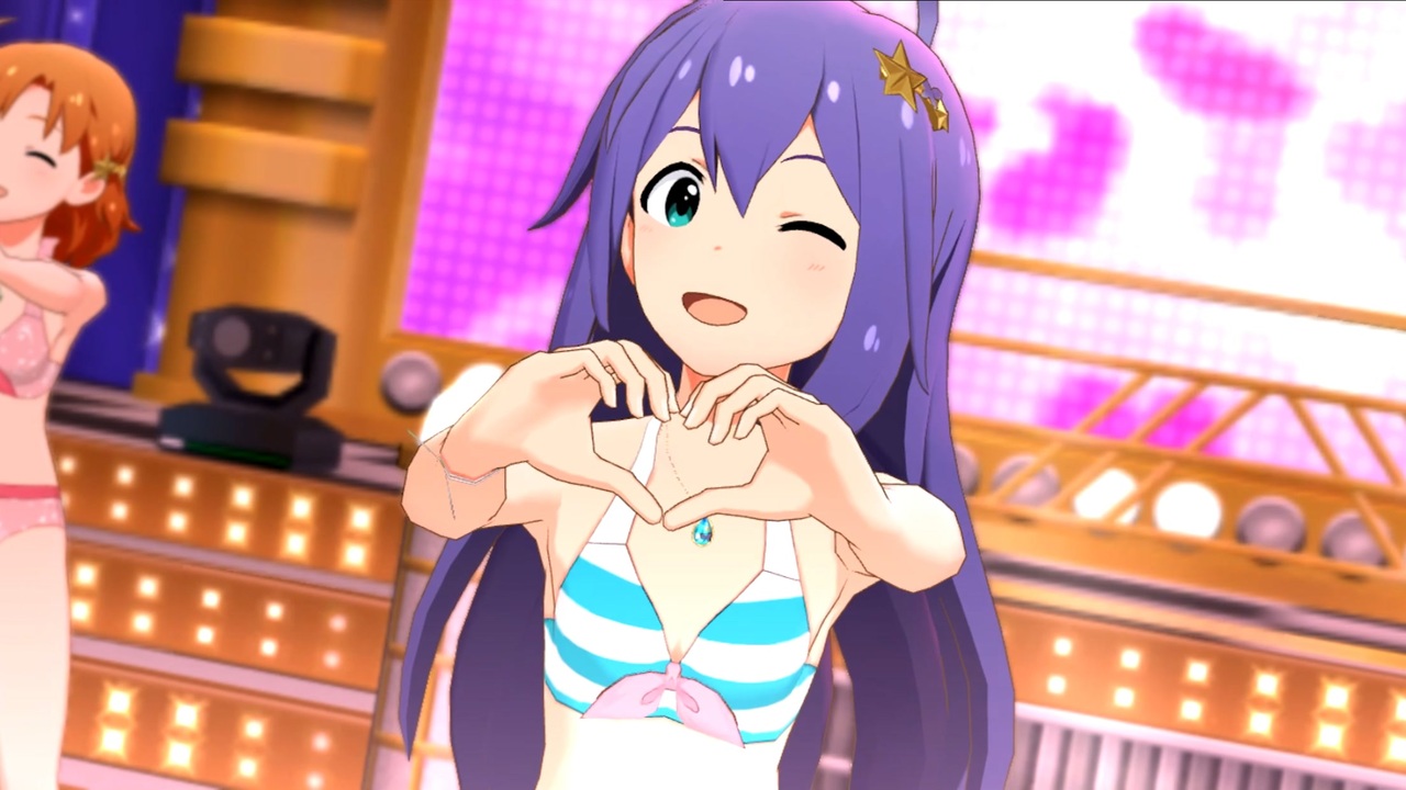 ミリシタ】望月杏奈 Happy Darling【マイオンリースイムウェア