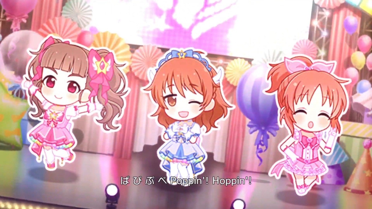 デレステMV】「ぱ ぴ ぷ ぺ POP!」(安部菜々・荒木比奈・神谷奈緒 