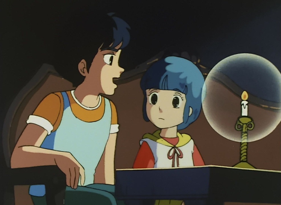 魔法の天使 クリィミーマミ セル画 優・俊夫・みどり 17話 背景