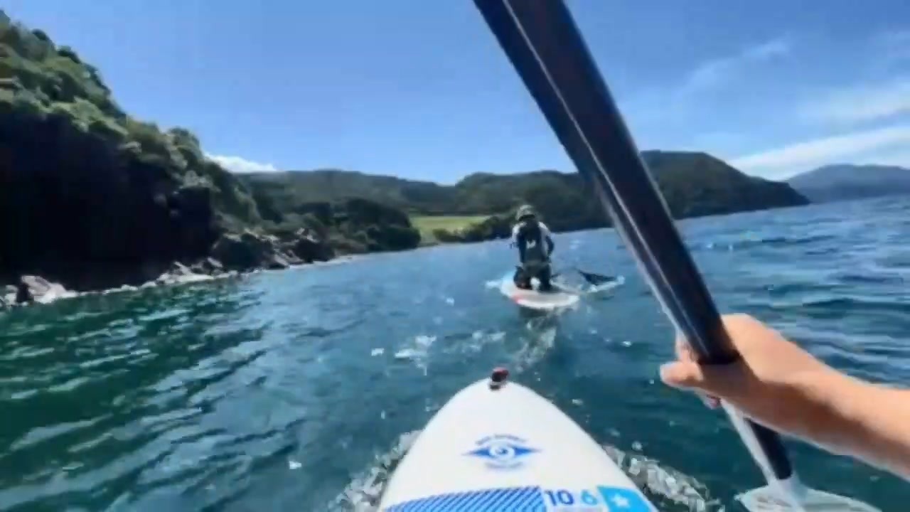 #七原くん 20230827「第3回　野外学習！　5」米無全編(刺身定食続き,岩牡蠣食す,ペグ失くす,水着に着替えサップ体験,サップから落下スマホバッテリー水没充電切れ長時間tmt,陸で野外終了宣言) - ニコニコ動画