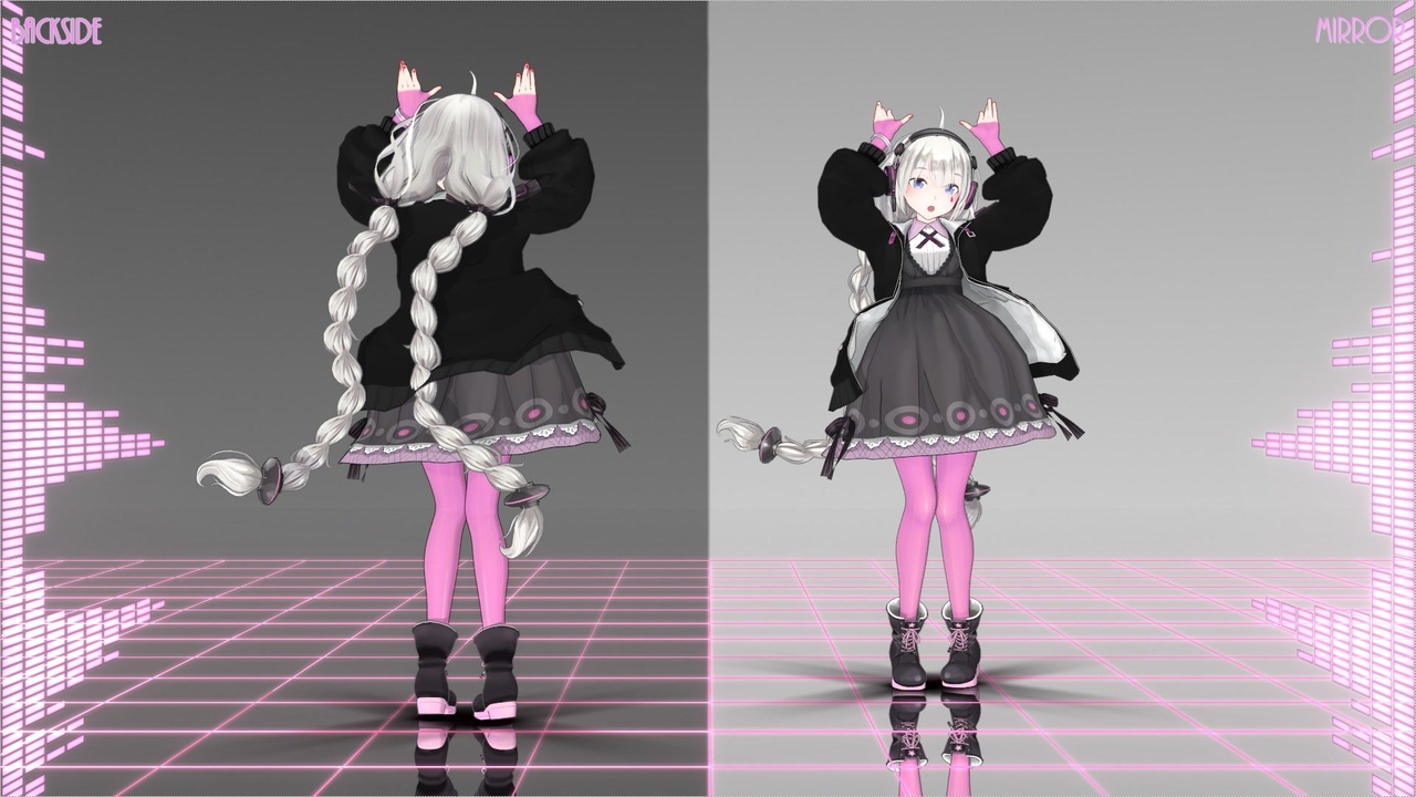 MMD】ラビットホール [Rabbit Hole][back side ＆ mirror]【紲星あかり