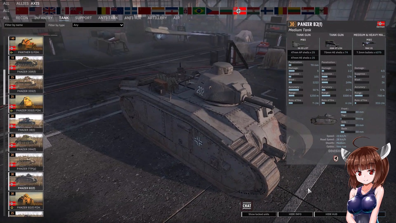 【Steel Division2】部隊・兵器さっくり解説 第百七十四回 PANZER B2(f)【VOICEROID解説】 - ニコニコ動画