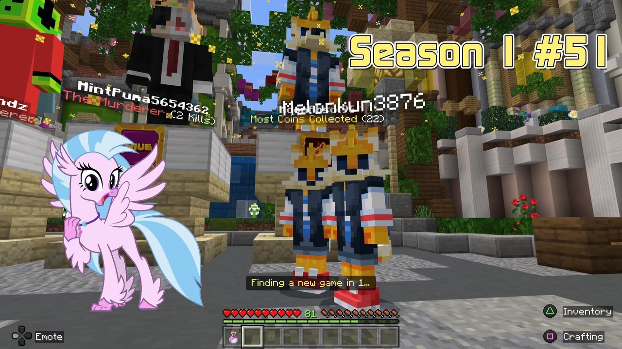 Minecraft(PS5) Bedrock - The Hive - Murder Mystery コイン集めの旅 Coin Collecting  Journey 【#50】2023/10/03