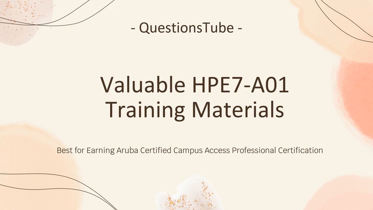 HPE7-A01 Deutsch Prüfung