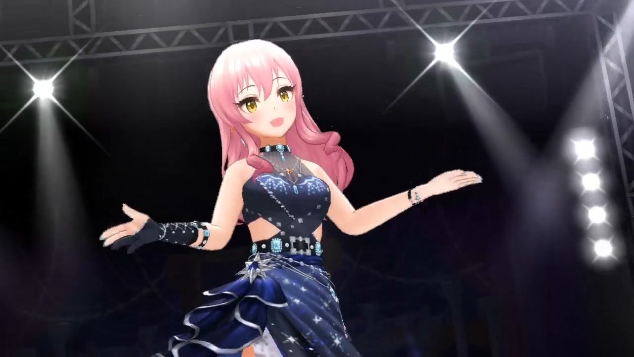 デレステMV】EVERMORE 新SSR[孤星のプライド]城ケ崎美嘉(黒系衣装統一