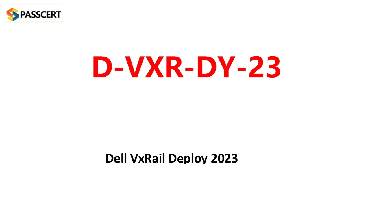 D-VXR-DY-01인증시험공부