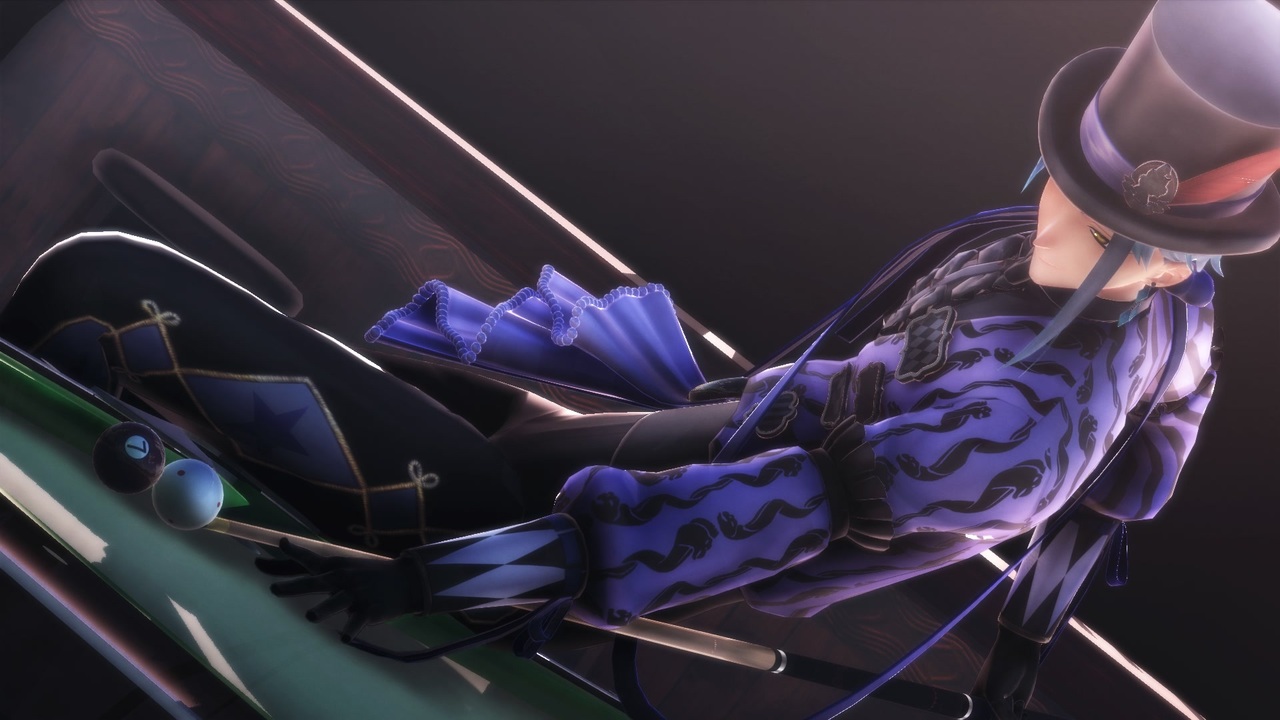 MMDツイステ】プレイフルドレスでビリヤードするジェイド【ジェイド