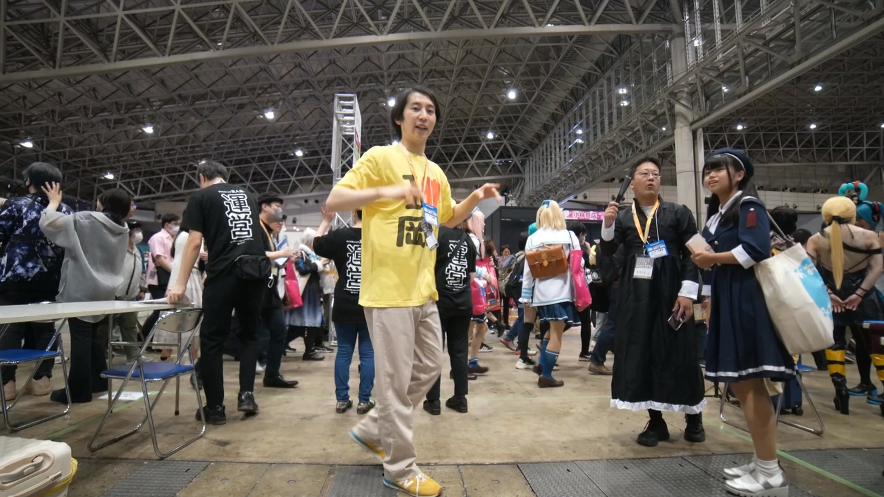ニコニコ超会議2024】踊りながらお迎えしてみた【H1 お-13踊】(ふ