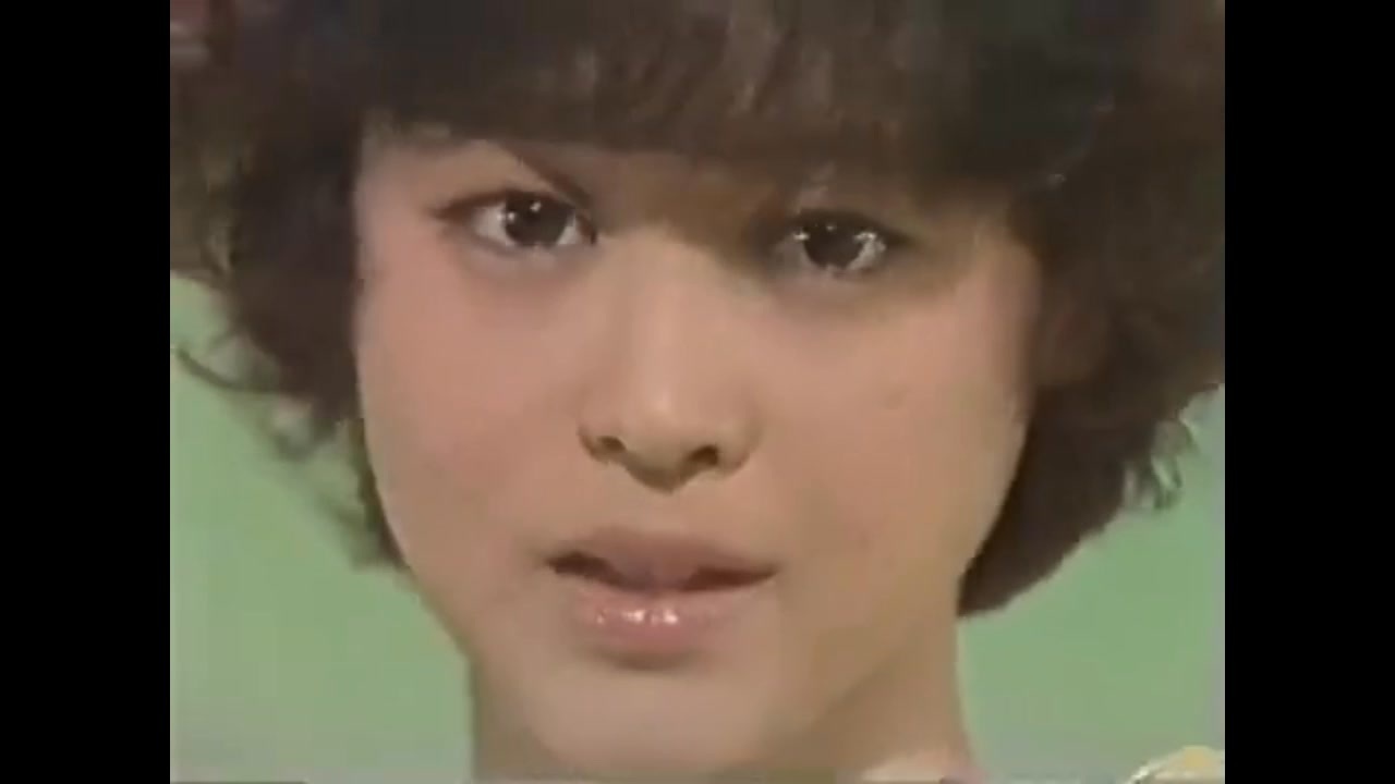 松田聖子　ショートカットにしたばかりの19歳のアルプスの少女ハイジみたいな聖子ちゃんが歌う♡赤いスイートピー