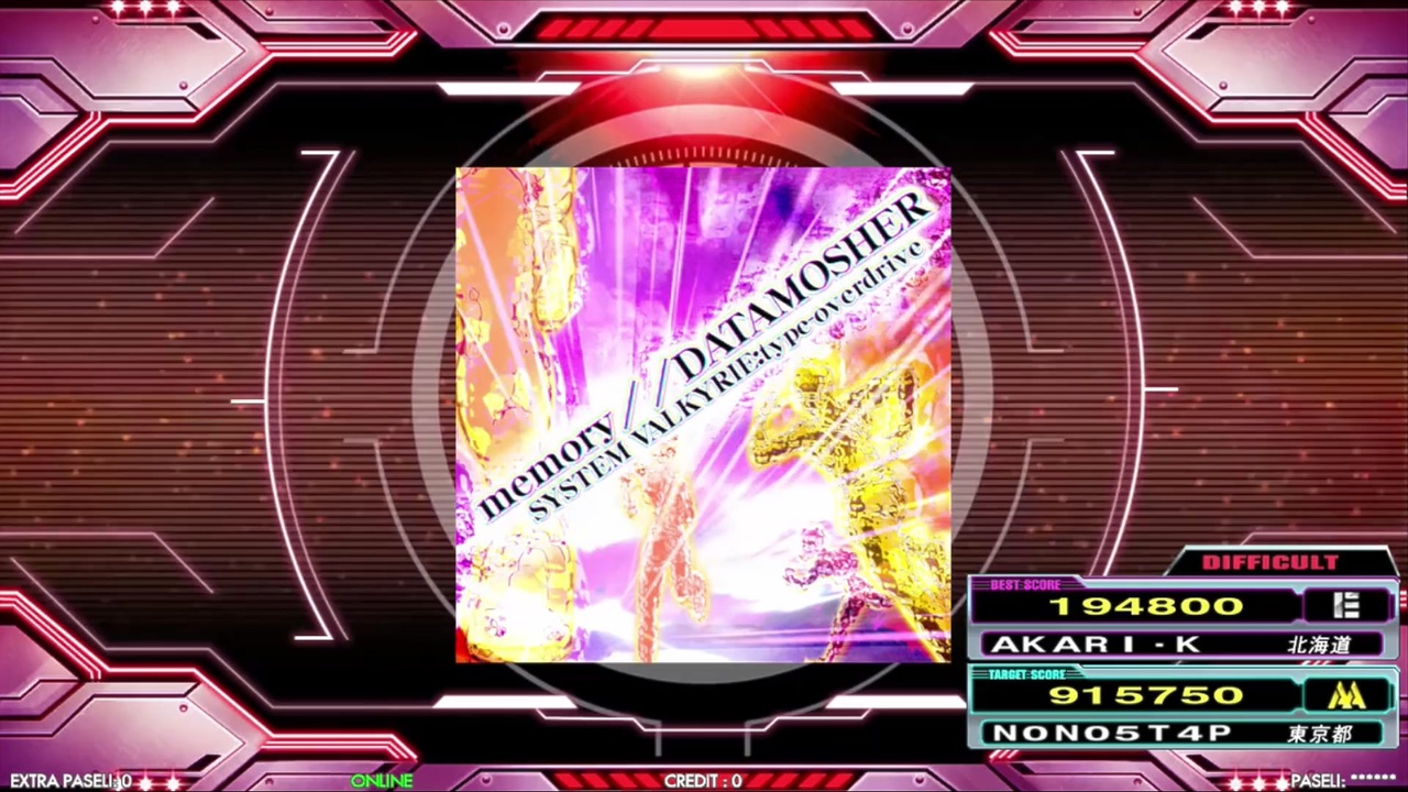 【譜面確認用】ｍｅｍｏｒｙ／／ＤＡＴＡＭＯＳＨＥＲ (DDP) HSx0.75【DDR】 - ニコニコ動画