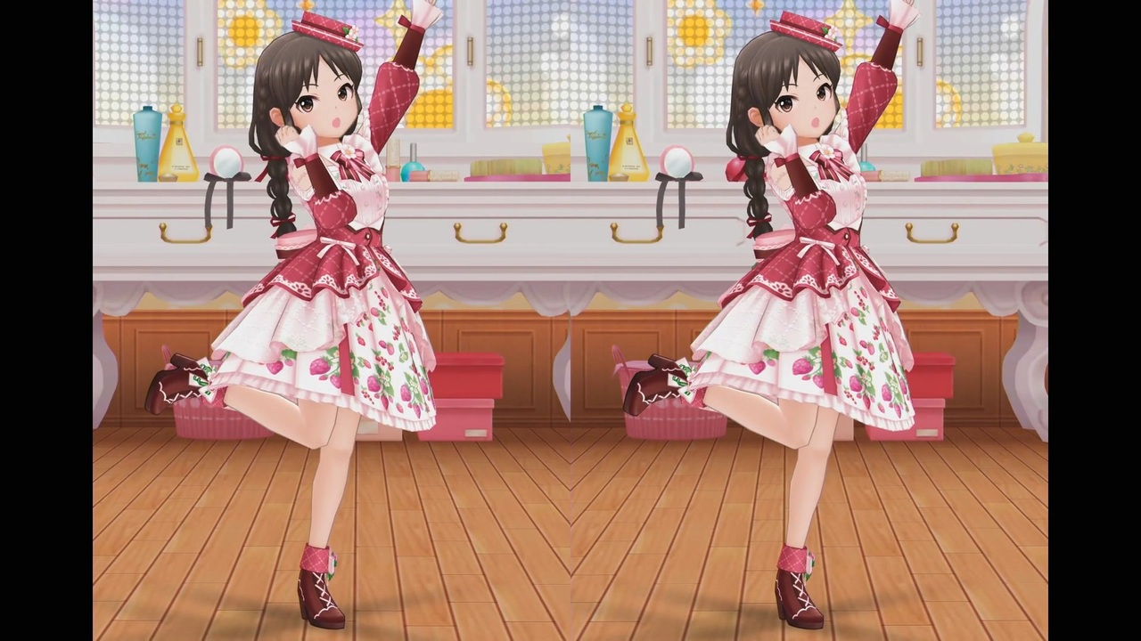 [デレステMV][立体視]「おかしな国のおかし屋さん」 橘ありす with キャッチマイスイート - ニコニコ動画
